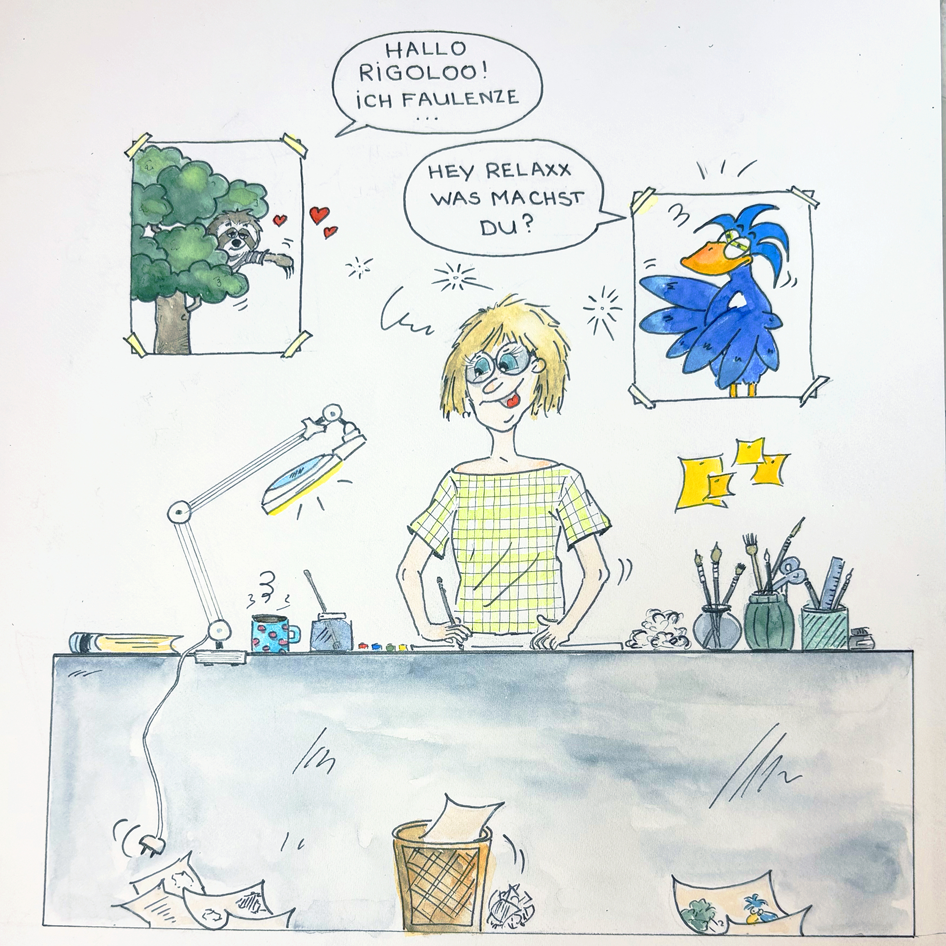 Comics zeichnen - Christine Comics zeichnen - Christine